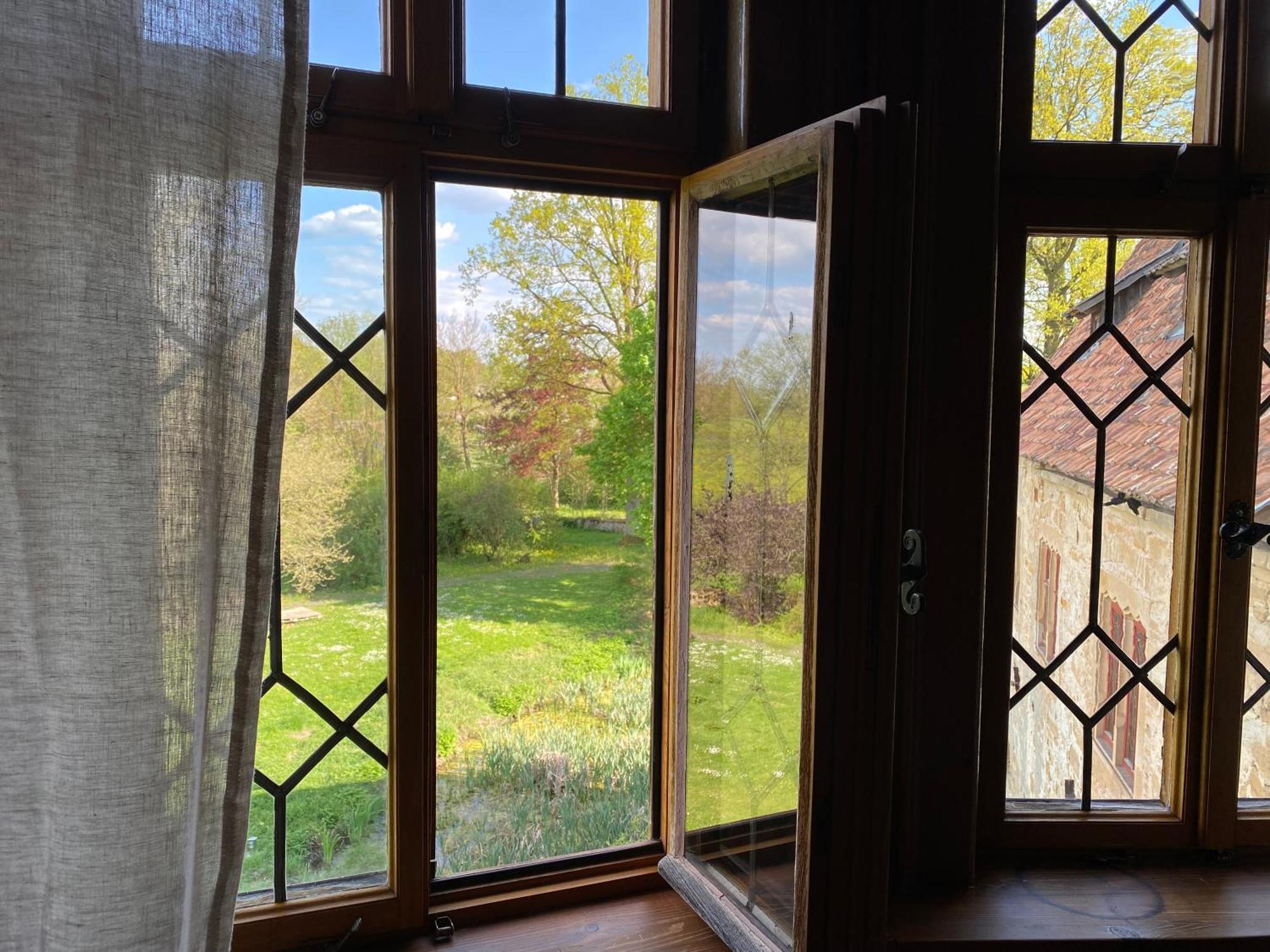 Urlaub Im Wasserschloss Irmelshausen Hochheim Kamer foto
