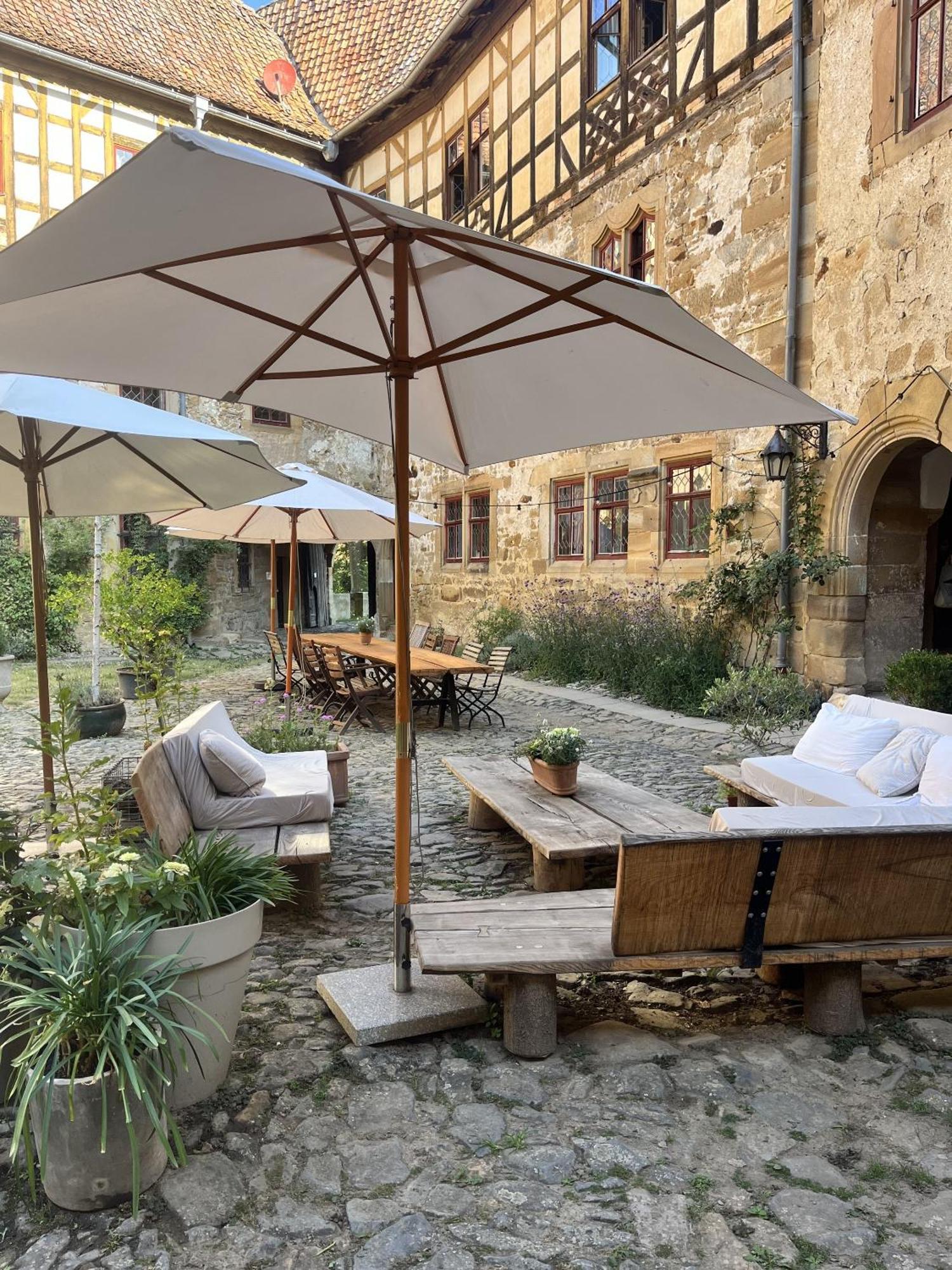 Urlaub Im Wasserschloss Irmelshausen Hochheim Kamer foto