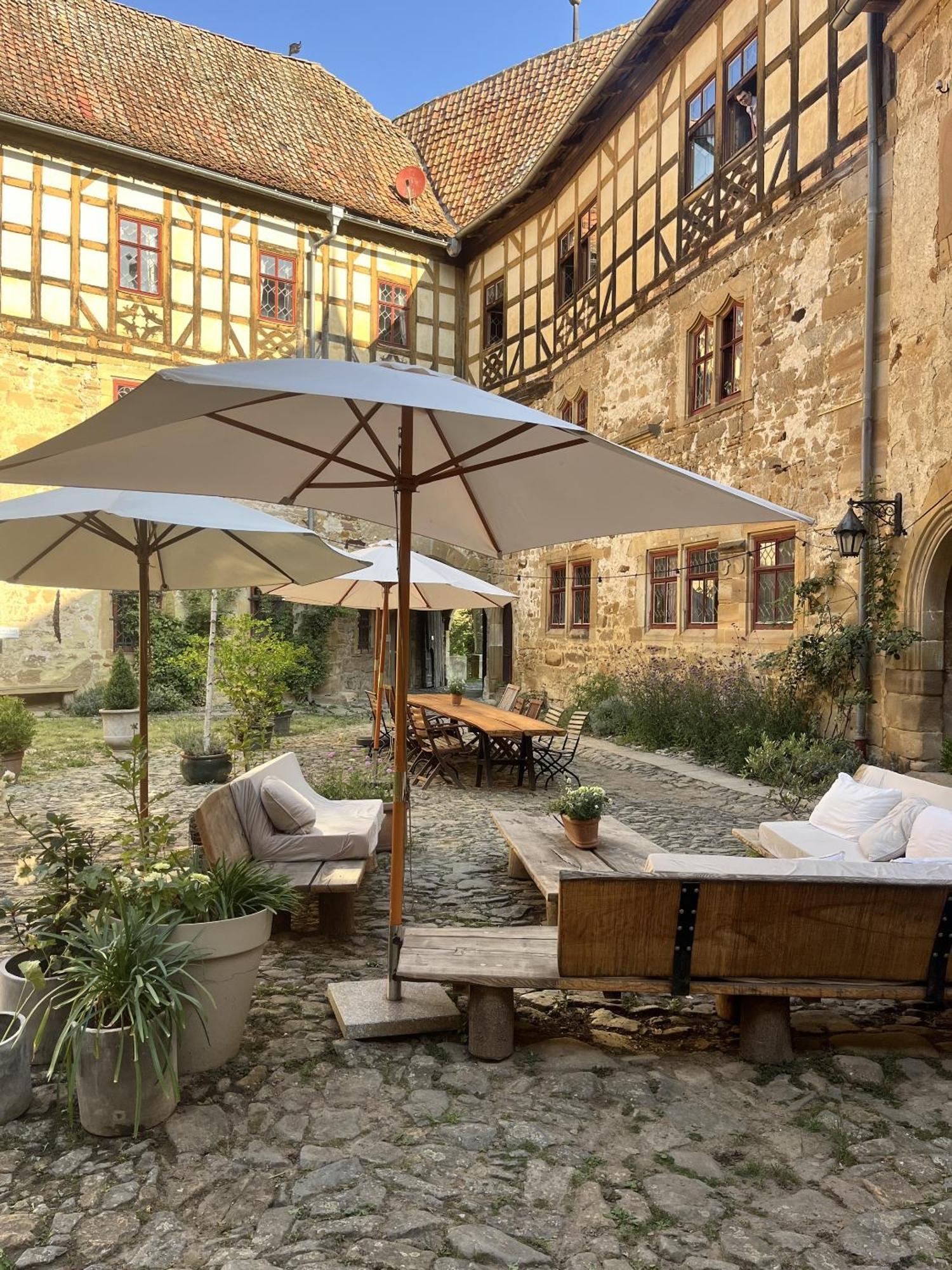Urlaub Im Wasserschloss Irmelshausen Hochheim Kamer foto