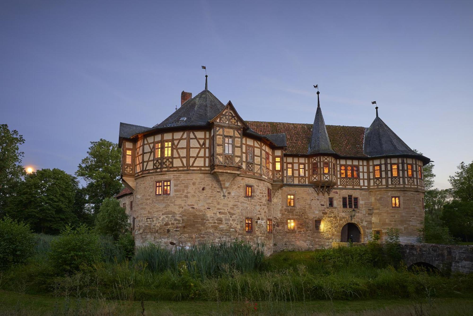 Urlaub Im Wasserschloss Irmelshausen Hochheim Kamer foto