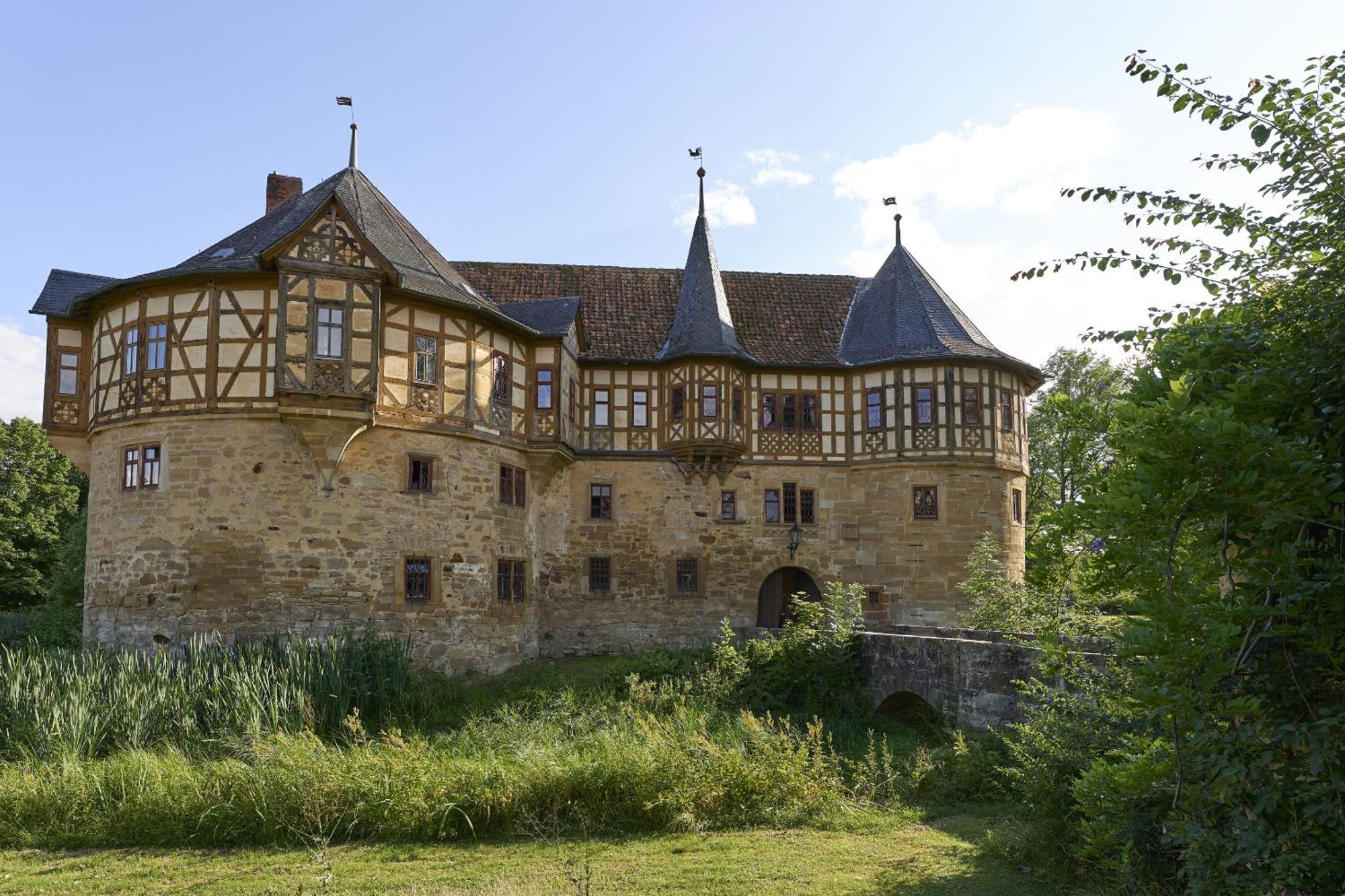 Urlaub Im Wasserschloss Irmelshausen Hochheim Kamer foto