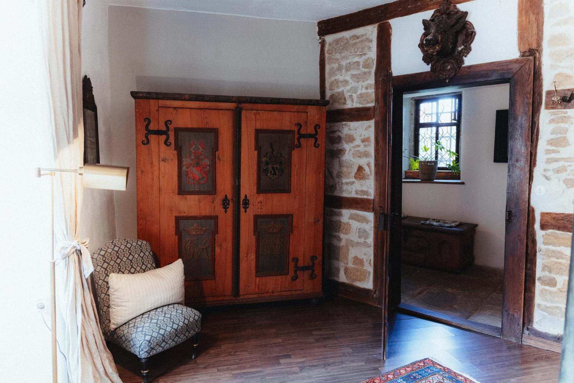 Urlaub Im Wasserschloss Irmelshausen Hochheim Kamer foto